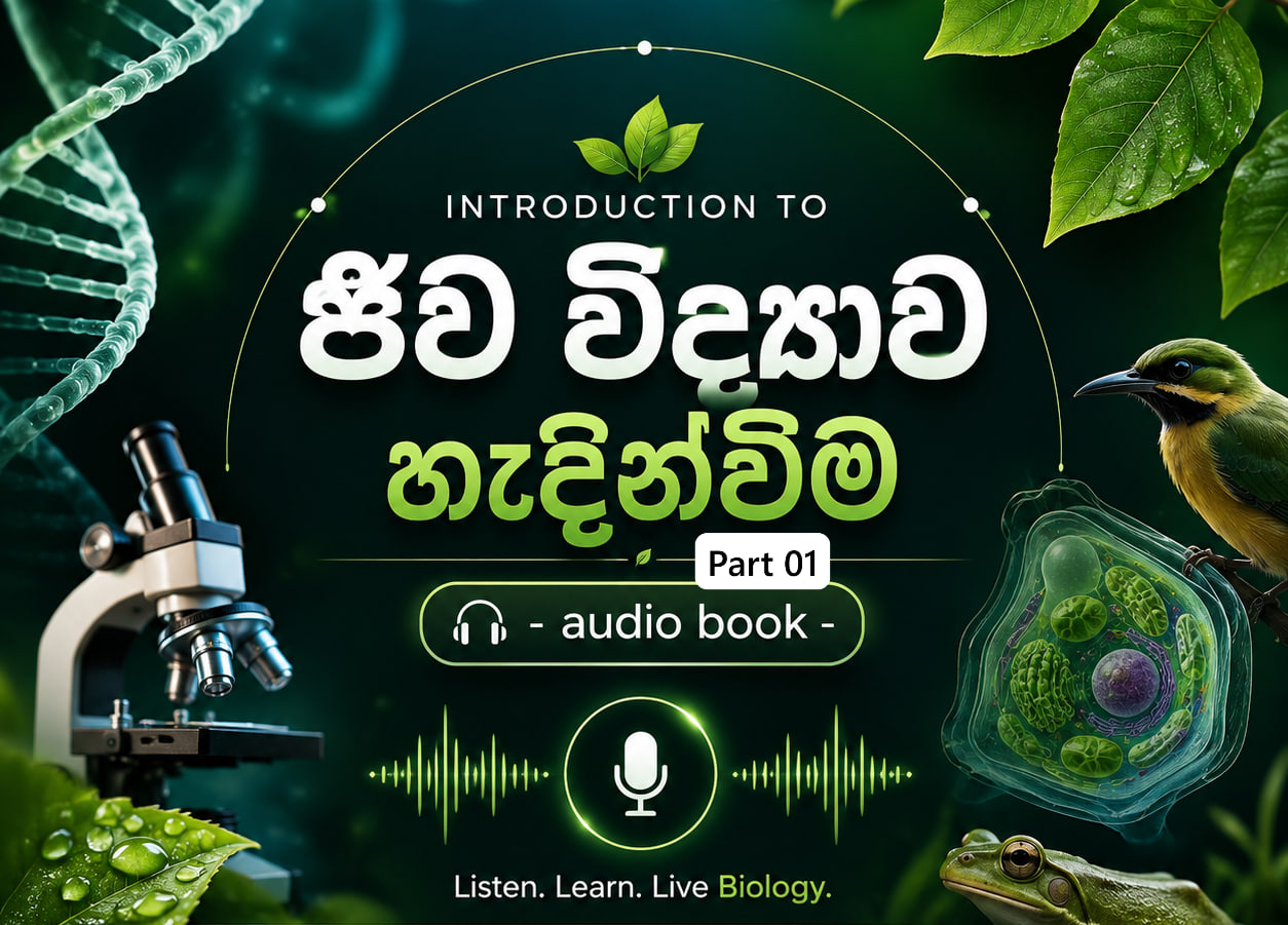 ජීව විද්‍යාව හැදින්විම | Part 01 | VOICE NOTE — Biology notes · AP Notes