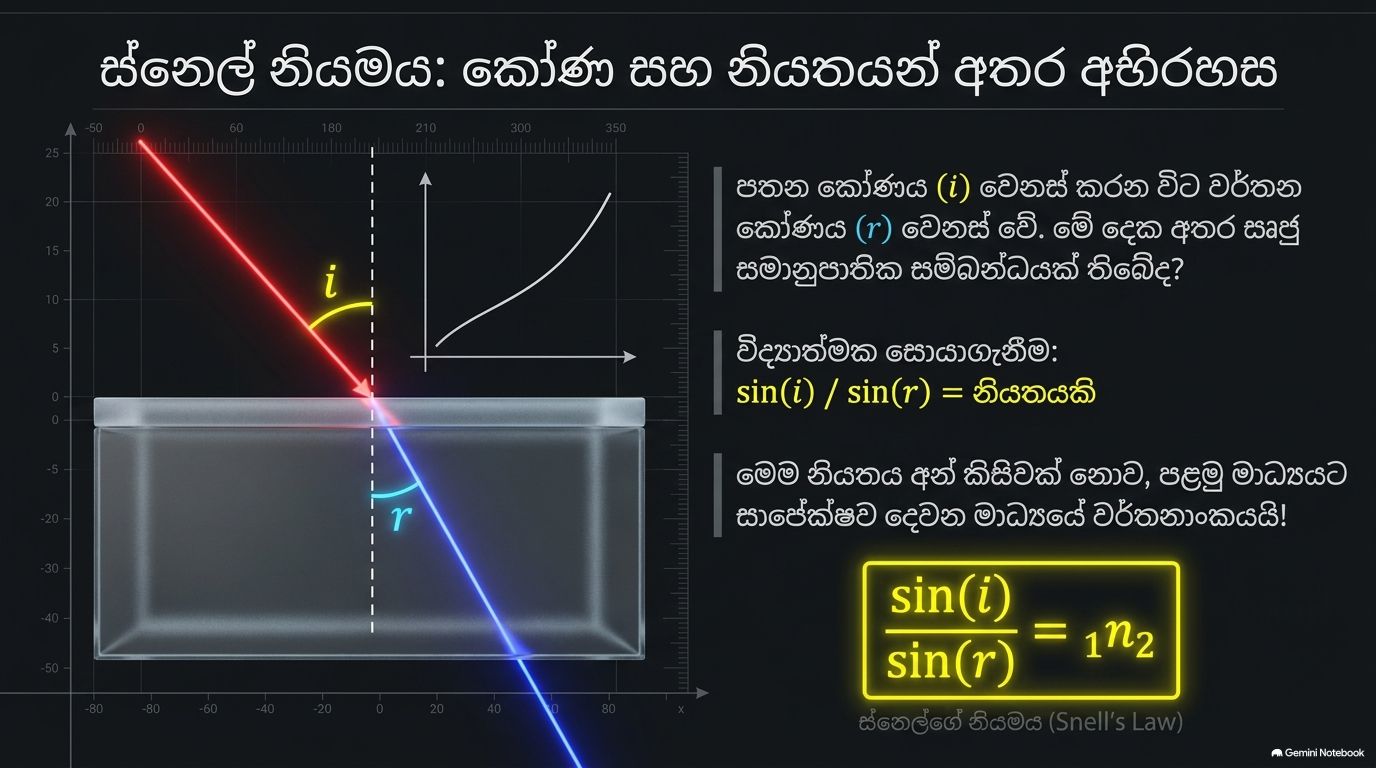 ආලෝක වර්තනය | SHORT NOTE