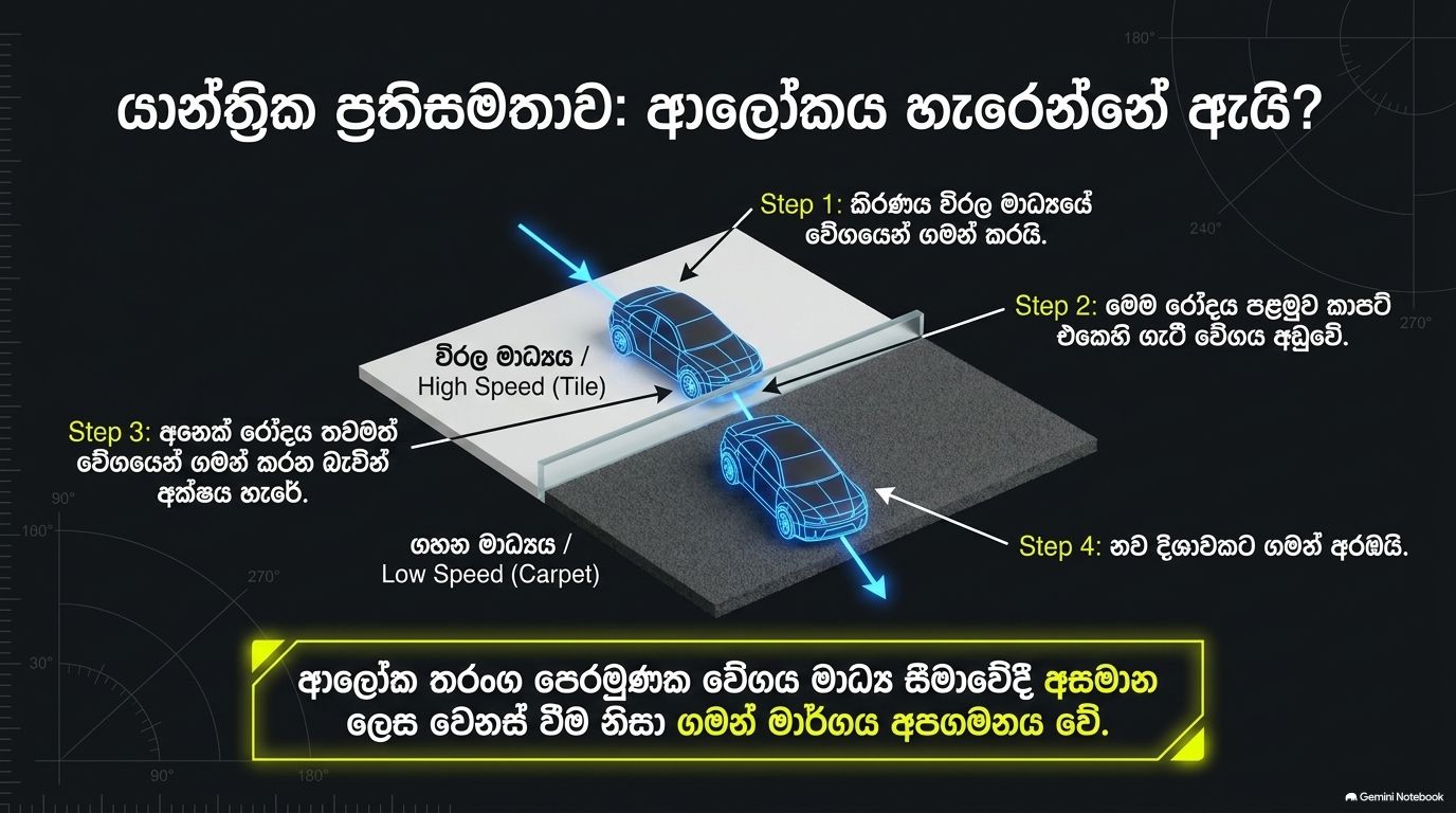 ආලෝක වර්තනය | SHORT NOTE