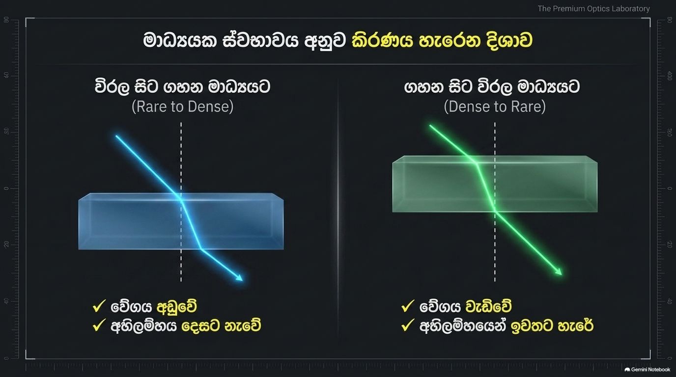 ආලෝක වර්තනය | SHORT NOTE