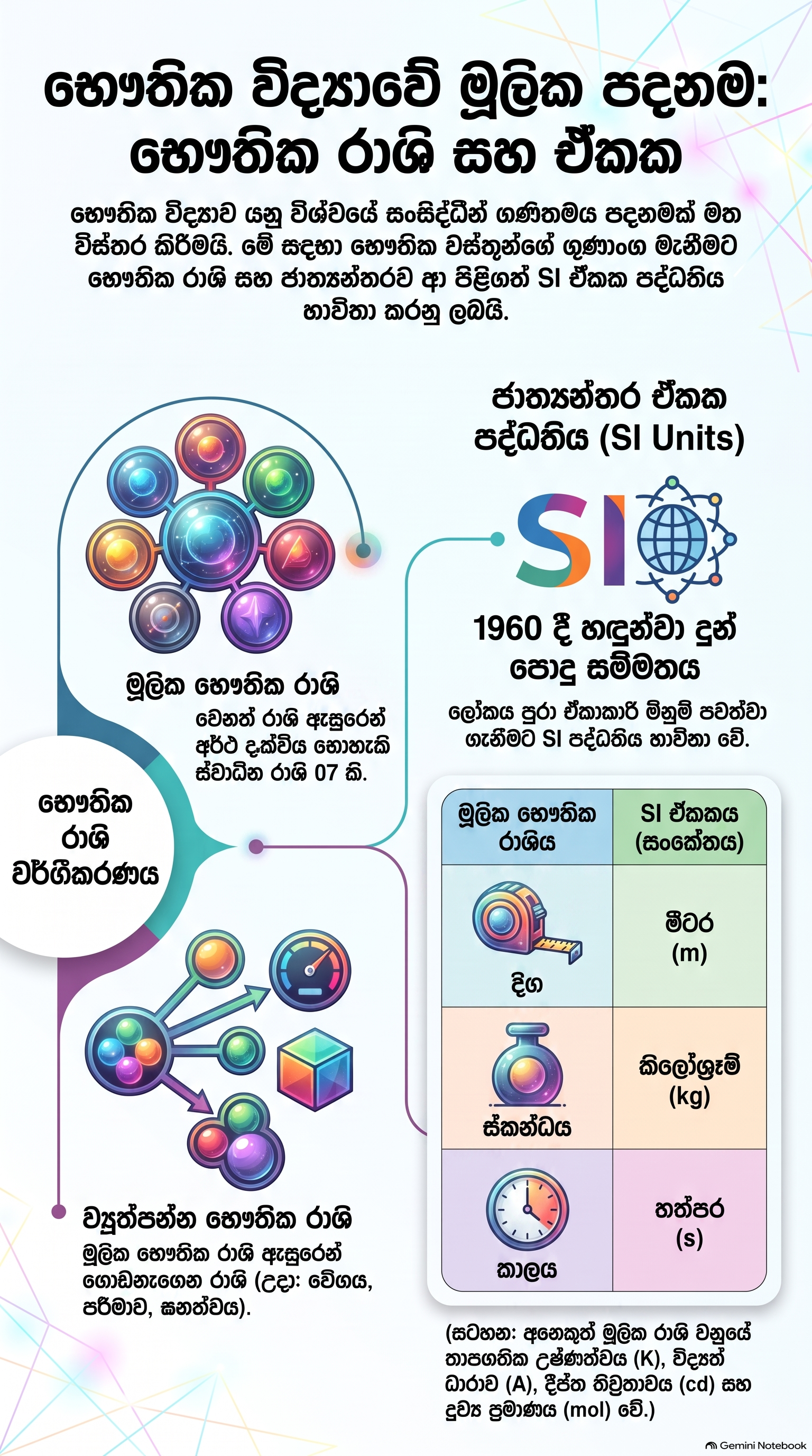භෞතික විද්‍යාව හැදින්වීම | SHORT NOTE