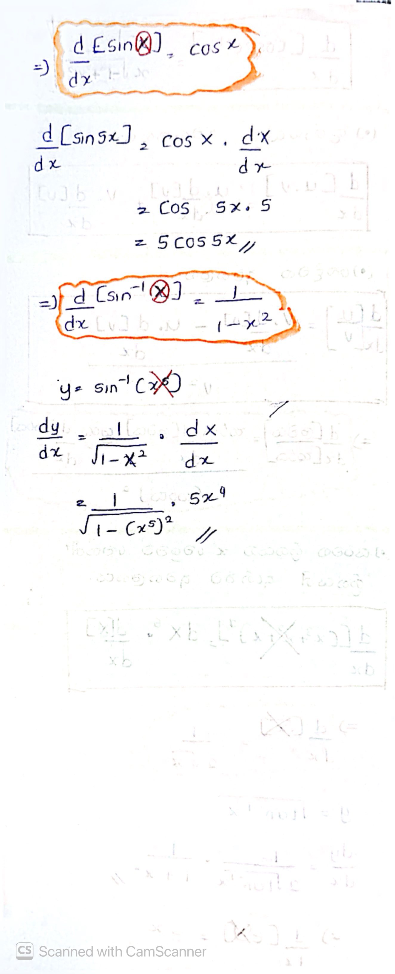 Derivatives | FORMULAS