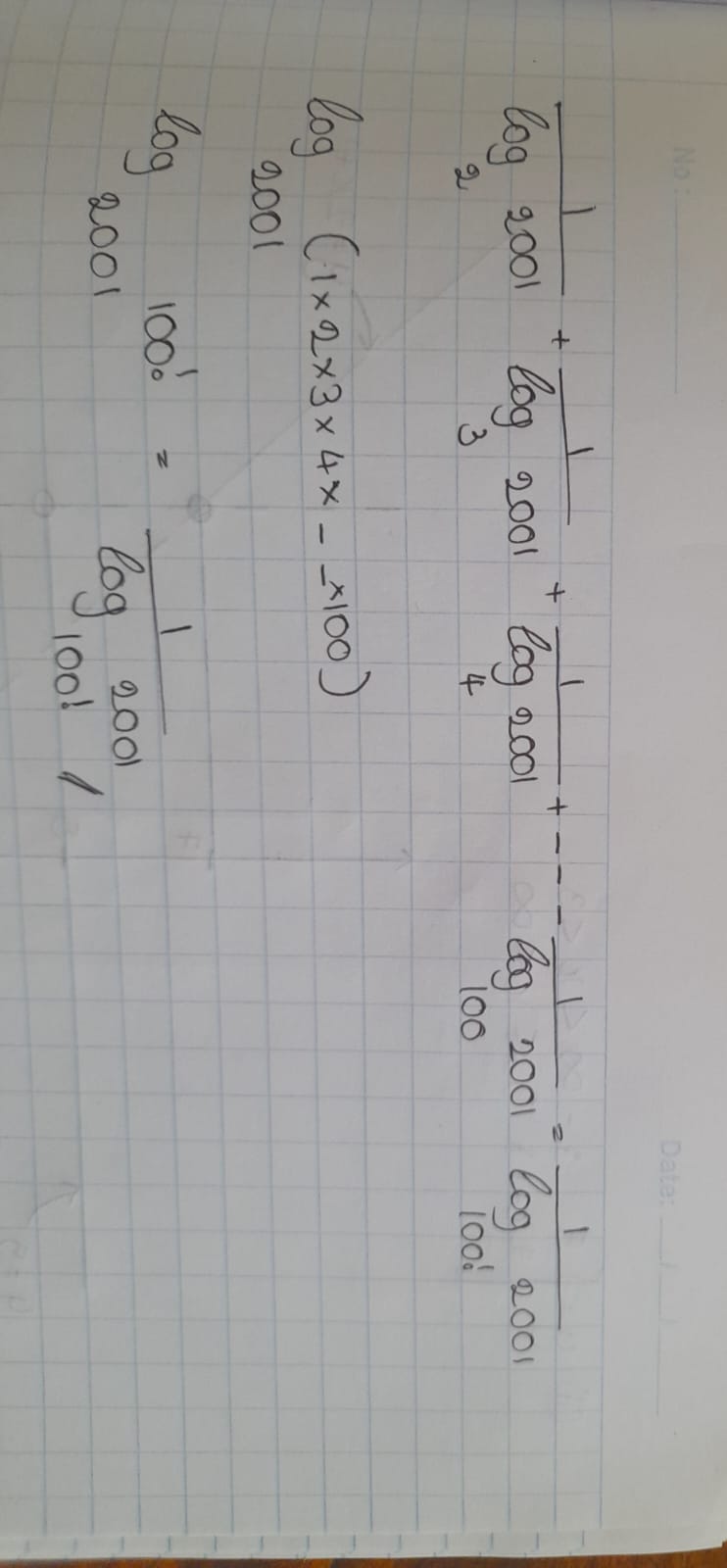 LOGARITHMIC LAWS | COMPLETED NOTE